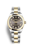 Rolex Datejust 31 Stainless Steel / Yellow Gold / Domed / Silver - Roman / Oyster (278243-0021)