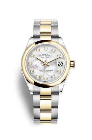 Rolex - 278243-0027  Datejust 31 Stainless Steel / Yellow Gold / Domed / MOP / Oyster