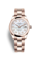 Rolex Datejust 31 Rose Gold / Domed / Rose - Diamond / Oyster (278245-0013)