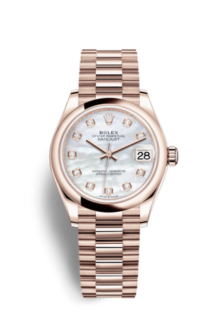 Rolex - 278245-0014  Datejust 31 Rose Gold / Domed / MOP / President