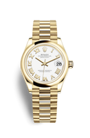 Rolex Datejust 31 Yellow Gold / Domed / Champagne / Oyster (278248-0020)