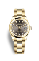 Rolex Datejust 31 Yellow Gold / Domed / Champagne - Diamond / Oyster (278248-0035)