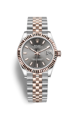 Rolex - 278271-0018  Datejust 31 Stainless Steel/ Rose Gold / Fluted / Grey / Jubilee