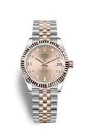 Rolex Datejust 31 Stainless Steel/ Rose Gold / Fluted / MOP / Oyster (278271-0024)