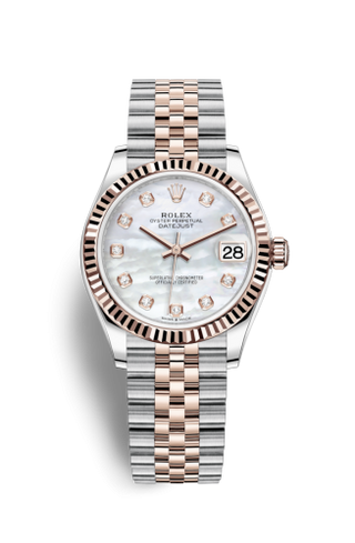 Rolex - 278271-0026  Datejust 31 Stainless Steel / Rose Gold / Fluted / MOP / Jubilee