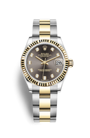 Rolex Datejust 31 Stainless Steel / Yellow Gold / Fluted / Silver - Roman / Oyster (278273-0021)