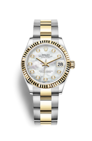 Rolex - 278273-0027  Datejust 31 Stainless Steel / Yellow Gold / Fluted  / MOP / Oyster