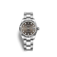 Rolex Datejust 31 Stainless Steel Fluted / Oyster / Black - Roman (278274-0007)