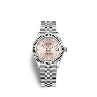 Rolex - 278274-0014  Datejust 31 Stainless Steel Fluted / Jubilee / Pink