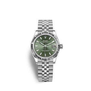 Rolex - 278274-0018  Datejust 31 Stainless Steel Fluted / Jubilee / Green