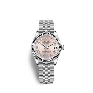 Rolex - 278274-0024  Datejust 31 Stainless Steel Fluted / Jubilee / Pink - Roman