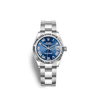 Rolex Datejust 31 Stainless Steel / Fluted / Blue - Roman / Jubilee (278274-0033)