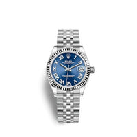 Rolex Datejust 31 White Gold / Diamond / Blue - Roman (278274-0034)