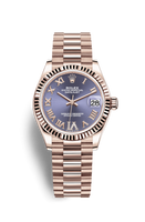 Rolex Datejust 31 Rose Gold / Fluted / Rose / Oyster (278275-0029)