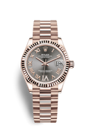 Rolex Datejust 31 Rose Gold / Diamond / White - Roman / Oyster (278275-0033)