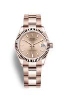 Rolex Datejust 31 Rose Gold / Fluted / Rose - Diamond / Oyster (278275-0036)