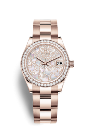 Rolex - 278285rbr-0009  Datejust 31 Rose Gold / Diamond / Butterfly / Oyster