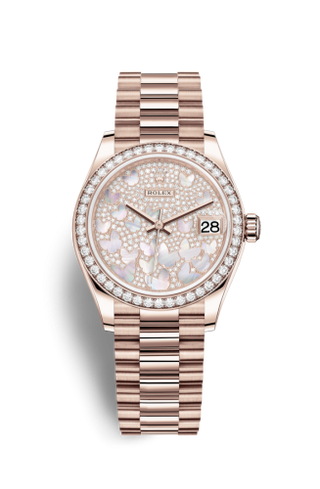 Rolex - 278285rbr-0010  Datejust 31 Rose Gold / Diamond / Butterfly / President