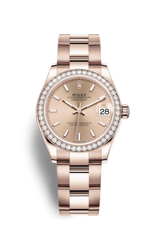 Rolex - 278285rbr-0017  Datejust 31 Rose Gold / Diamond / Rose / Oyster