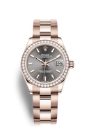 Rolex Datejust 31 Rose Gold / Diamond / MOP / Oyster (278285rbr-0020)