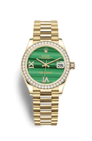 Rolex Datejust 31 Yellow Gold / Diamond / Silver - Diamond / Oyster (278288rbr-0004)