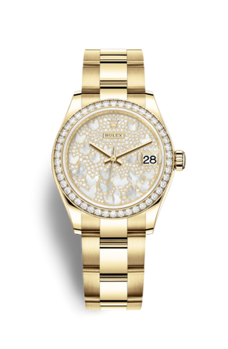 Rolex - 278288rbr-0010  Datejust 31 Yellow Gold / Diamond / Butterfly / Oyster