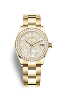 Rolex Datejust 31 Yellow Gold / Diamond / Butterfly / President (278288rbr-0010)