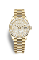 Rolex Datejust 31 Yellow Gold / Diamond / Champagne - Diamond / Oyster (278288rbr-0011)