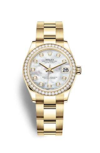 Rolex - 278288rbr-0013  Datejust 31 Yellow Gold / Diamond / MOP / Oyster