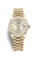 Rolex Datejust 31 Yellow Gold / Diamond / Champagne / President (278288rbr-0020)