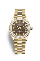 Rolex Datejust 31 Yellow Gold / Diamond / Butterfly / Oyster (278288rbr-0032)