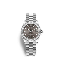 Rolex Datejust 31 White Gold Diamond / Grey - Roman (278289rbr-0014)