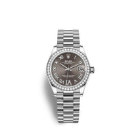 Rolex Datejust 31 White Gold Diamond / Aubergine - Roman (278289rbr-0020)