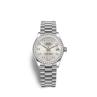 Rolex Datejust 31 Stainless Steel Domed Diamond / Oyster / Black - Roman (278289rbr-0021)