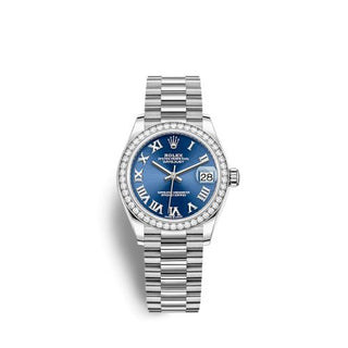 Rolex - 278289RBR-0023  Datejust 31 White Gold / Diamond / Blue - Roman