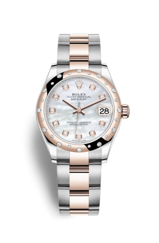 Rolex - 278341rbr-0025  Datejust 31 Stainless Steel/ Rose Gold / Domed - Diamond / MOP / Oyster