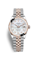 Rolex Datejust 31 Stainless Steel/ Rose Gold / Domed - Diamond / Chocolate - Diamond / Oyster (278341rbr-0026)