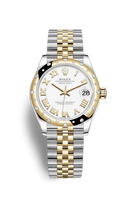 Rolex Datejust 31 Stainless Steel / Yellow Gold / Domed - Diamond / Olive - Diamond / Jubilee (278343rbr-0002)