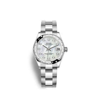 Rolex Datejust 31 Stainless Steel Domed Diamond / Oyster / White - Roman (278344rbr-0005)