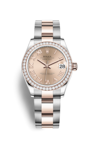 Rolex - 278381rbr-0001  Datejust 31 Stainless Steel/ Rose Gold / Diamond / Rose - Roman / Oyster