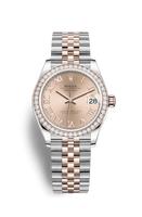 Rolex Datejust 31 Stainless Steel/ Rose Gold / Diamond / Rose - Roman / Oyster (278381rbr-0002)