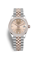 Rolex Datejust 31 Stainless Steel/ Rose Gold / Diamond / Rose - Diamond / Oyster (278381rbr-0024)