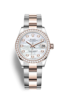 Rolex Datejust 31 Stainless Steel/ Rose Gold / Diamond / Rose - Diamond / Jubilee (278381rbr-0025)