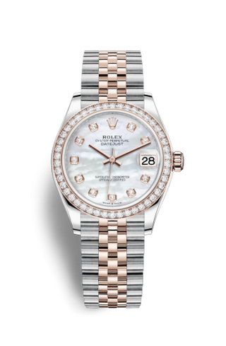 Rolex - 278381rbr-0026  Datejust 31 Stainless Steel/ Rose Gold / Diamond / MOP / Jubilee