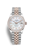 Rolex Datejust 31 Stainless Steel/ Rose Gold / Diamond / MOP / Oyster (278381rbr-0026)