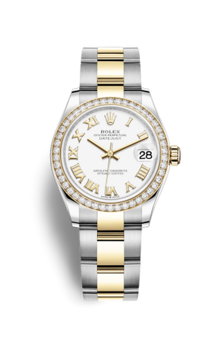 Rolex - 278383rbr-0001  Datejust 31 Stainless Steel / Yellow Gold / Diamond / White - Roman / Oyster