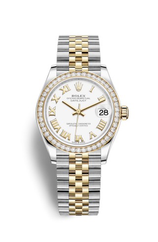 Rolex - 278383rbr-0002  Datejust 31 Stainless Steel / Yellow Gold / Diamond / White - Roman / Jubilee