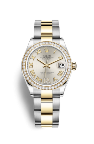 Rolex - 278383rbr-0003  Datejust 31 Stainless Steel / Yellow Gold / Diamond / Silver - Roman / Oyster