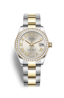 Rolex Datejust 31 Stainless Steel / Yellow Gold / Diamond / Silver - Roman / Jubilee (278383rbr-0003)