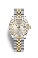 Rolex Datejust 31 Stainless Steel / Yellow Gold / Diamond / Silver - Diamond / Jubilee (278383rbr-0004)